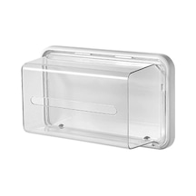 Çok İşlevli Mendil Kutusu, Benzersiz Mendil Kutusu, Düzenli Bir Ev Veya Restoran İçin Kağıt Saklama Tutucu, Beyaz.