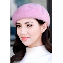 Uniquetrenders Kadın Peluş Ressam Bere Pembe