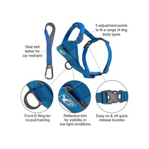 Tr Köpek Koşum Takımı Evcil Hayvan Yürüyüş Koşumu No Pull Harness Ön Klips Fonksiyonu Antrenman İçin Dahi Genel