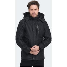 Slazenger HANKIN Erkek Mont &amp; Kaban Siyah