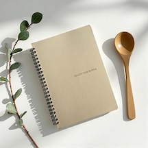 Haftalık A5 Beslenme Ve Kilo Takip Planlayıcı Defter Spiralli Deri Kapaklı Günlük Ve Haftalık Takip Healthy Journ Çok Renkli
