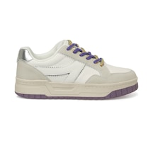 Lumberjack Brooklyn 6fx Kırık Beyaz Kadın Sneaker 000000000102203012 Beyaz-gumus-mor