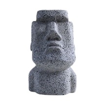 Suntek İnsan Baş Heykeli Bardaklık Masaüstü Dekorasyonu Orta