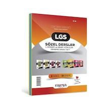 LGS Sözel Dersler 1. Dönem ve Genel Konular Deneme Sınavı Seti 8 Fasikül 38 Deneme -  Marka Yayınları