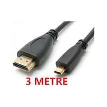 Alfais 4746 Micro-mikro To Hdmi Çevirici Dönüştürücü Adaptör 3 Metre Tv Kablosu Tablet Laptop