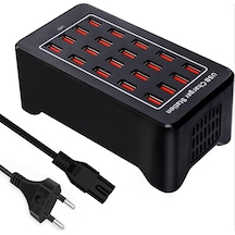 100w 20 Portlu Çok Fonksiyonlu Masaüstü Akıllı Usb Şarj İstasyon