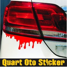 2 Adet Kan Damlası Far Sticker, Araba Sticker, Oto Sticker