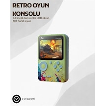 G5 Taşınabilir Retro Oyun Konsolu Çocuk Ve Yetişkinler İçin Mh-hs4923-0051 Çok Renkli