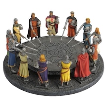 Veronese Koleksiyon King Arthur Yuvarlak Masa Şovalyeleri Figür 30x12cm
