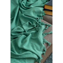 Mint Balıksırtı Desen Koltuk Örtüsü 180 210 Mint