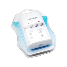 Beston BST-802 AA/AAA/9V Çoklu Kalem Pil Şarj Cihazı