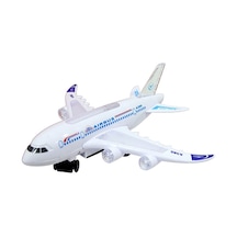 Can Oyuncak Airbus Pilli Işıklı Sesli Çarp Dön Uçak