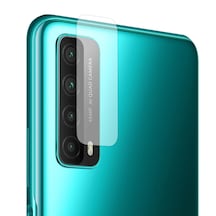 Huawei P Smart 2021 Kamera Lens Koruyucu Nano Cam Şeffaf Tam Kapl