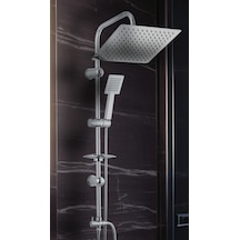 Modamıx Üsküp 12" Pirinç Lüks Tepe Duş Seti Krom