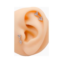 Ok Tragus Helix Piercing 1adet çok renkli