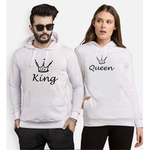 Tshirthane King Queen Sevgili Kombinleri Kapüşonlu Kombini (528221187)