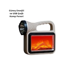 Mey İthalat Led Solar Alev Işığı