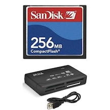 Sandisk 256 MB Compact Flash Hafıza Kartı - Usb 2.0 Cf Kart Okuyucu