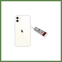 Bezos İphone 11 Uyumlu Arka Pil Kapağı Ve Yapıştırıcı Hediye B Hb006 Çok Renkli