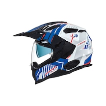 Nexx X.Wed 2 Wıld Country Kask Beyaz Mavi