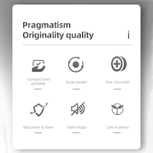 Vkemall 5000kpa 35w Elektrikli Hava Pompa, İç/boşaltma Fonksiyonu, 2 Uçlu, Taşınabilir Mini Boyut, Havlu, Yatak, Yüzme Çemberi İçin