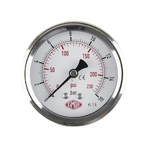 Simga 0-100 Bar Çap Ø63 MM Arkadan Bağlantılı Kuru Tip Manometre