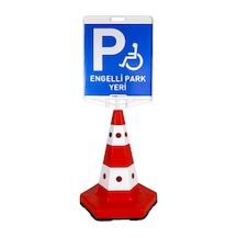 Engelli Park Yeri Çift Taraf Baskı Klasik Kedi Gözlü Ağırlıklı Ko