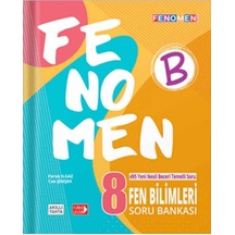 FENOMEN OKUL YAYINLARI 8. SINIF FEN BİLİMLERİ B SORU BANKASI 0722