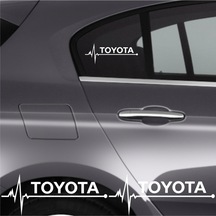 Toyota Verso İçin Uyumlu Aksesuar Oto Ritim Sticker 2 Adet 20 9 Cm