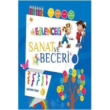 Eğlenceli Sanat ve Beceri Lacivert Kitap 5 Yaş- Parıltı Yayınları