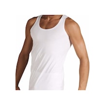 Seher 404121590 Pamuklu Klasik Erkek Atlet 6'Lı Paket Beyaz