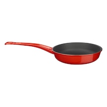 Lava Döküm Yuvarlak Kızartma Tavası Döküm Demir Yekpare Saplı Çap Ø 24cm. 001
