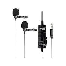 Hepa Merz Hm-156 Pro Çiftli Yaka Mikrofonu Kamera Pc Telefon