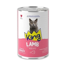 Sos İçerisinde Et Parçacıklı Kuzu Etli Yetişkin Kedi Konservesi 400gr