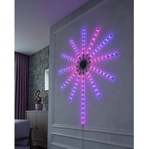 Rgb Fireworks Led Duvar Işığı Telefon Kontrollü Uczzdp626ışık-4 Çok Renkli