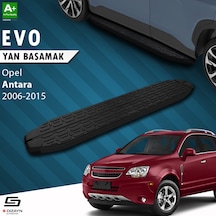 S-dizayn Opel Antara Evo Siyah Yan Basamak 183 Cm 2006-2015 A+ Kalite
