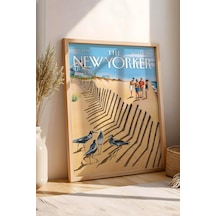The New Yorker Çerçeveli Tablo July 11 2011 - Plaj Kuşları Tablosu