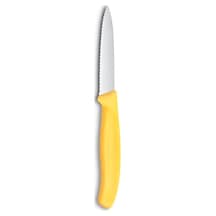 English Home Victorinox 6.7638.c1 Paslanmaz Çelik Tırtıklı Soyma Bıçak 8 Cm Sarı