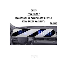 Chery Yeni Tıggo 7 Multimedya Ve Yolcu Ekran Uyumlu Nano Ekran Koruyucu
