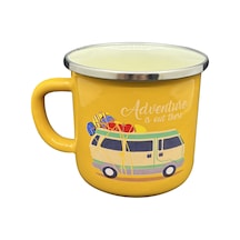 Orcamp Retro Emaye Kupa Bardak Adventure Hardal Out-1900