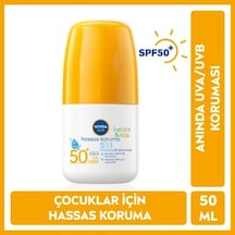 Bebekler İçin Spf50 Güneş Koruyucu Roll-on 50ml Açık Gri
