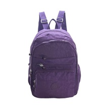 Baginn Klinkır Kumaş Sırt Çantası Orta Boy Çok Cepli Hafif Kumaş Yağmur Geçirmez 001