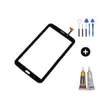 Samsung Galaxy Tab 3 Sm-t212 Uyumlu Dokunmatik Siyah + Montaj Seti