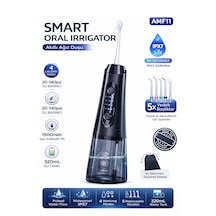 Ağız Duşu Şarjlı 320ml Su Tankı 5 Başlıklı Ipx7 Su Geçirmez Diş Duşu Yüksek Basınçlı Irrigator