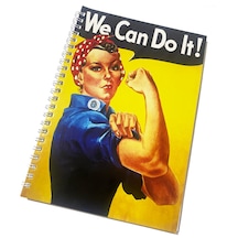 Güçlü Kadın Kareli Defter