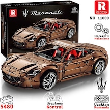 Reobrix 11009 Lisanslı 1/8 Maserati Granturismo Kumanda Ve Motorlu Yaratıcı Yapı Blok Seti Building Blocks - 5480 Parça
