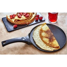 Eda Döküm 26 Cm Granit Krep Tavası Gri