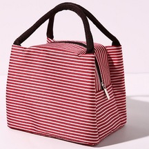Kırmızı Kadın Erkek İçin Öğle Yemeği Çantaları Öğle Yemeği İçin Yalıtımlı Öğle Yemeği Kutusu Kırmızı