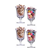 68126 Kristal Cam Facade Dondurmalık, Cup 4'lü Şeffaf