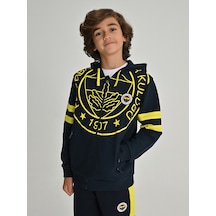 Fenerium Çocuk Trıbun Tek Renk Logolu Sweat Fb Laci Yeni